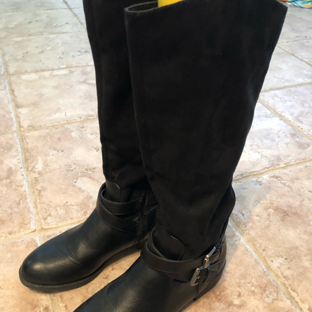 Brash Black Tall Pike sz 9 boots